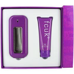 Fcuk 3  3.4 oz EDT Perfume GIFT SET by French Connection for Women