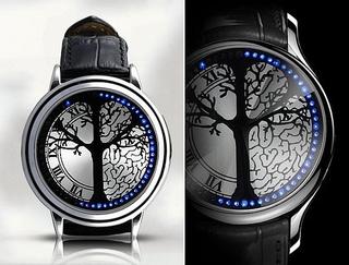 Stylish Blue Light Digital Screen LED Wrist Watch with Black PU Band free shipping 