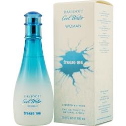 Cool Water Freeze Me 3.4 oz EDT Perfume by  Davidoff for Women