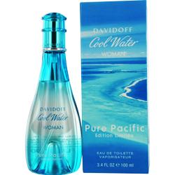 Cool Water Pure Pacific 3.4 oz EDT Perfume by  Davidoff for Women