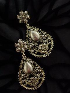 Tear Drop Antique Earring