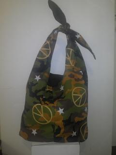 2 in 1 Reversible Camo Tie Handbag