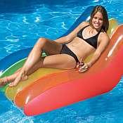 Rainbow Lounger Pool Float