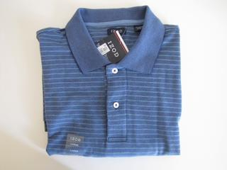 Izod Golf Polo Shirt Blue L NWT