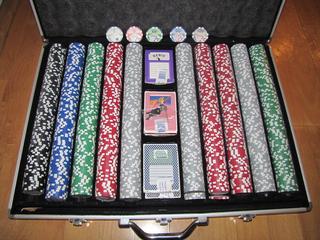 1000 Piece Poker Chip Set With Case